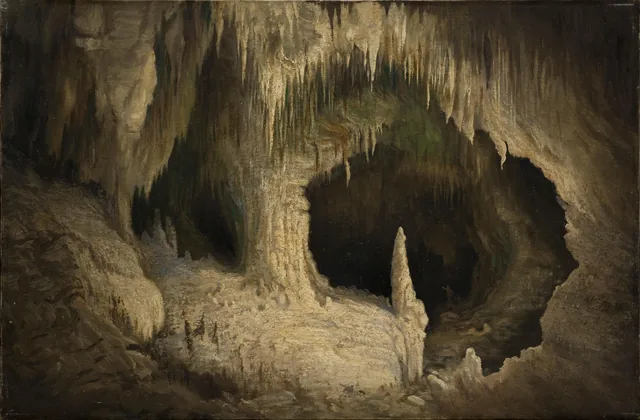 A mulher de Ló, grutas de Waitomo, Charles Blomfield