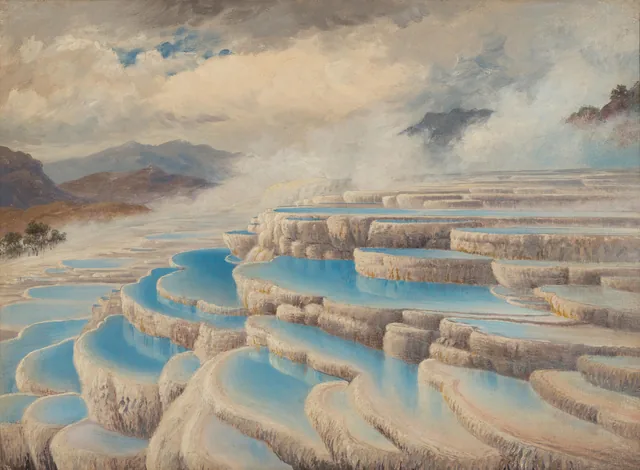 Os Terraços Brancos, Rotomahana, Charles Blomfield
