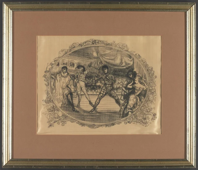 Cena de circo, Charles Conder