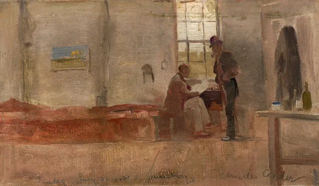 Campamento de los impresionistas, Charles Conder