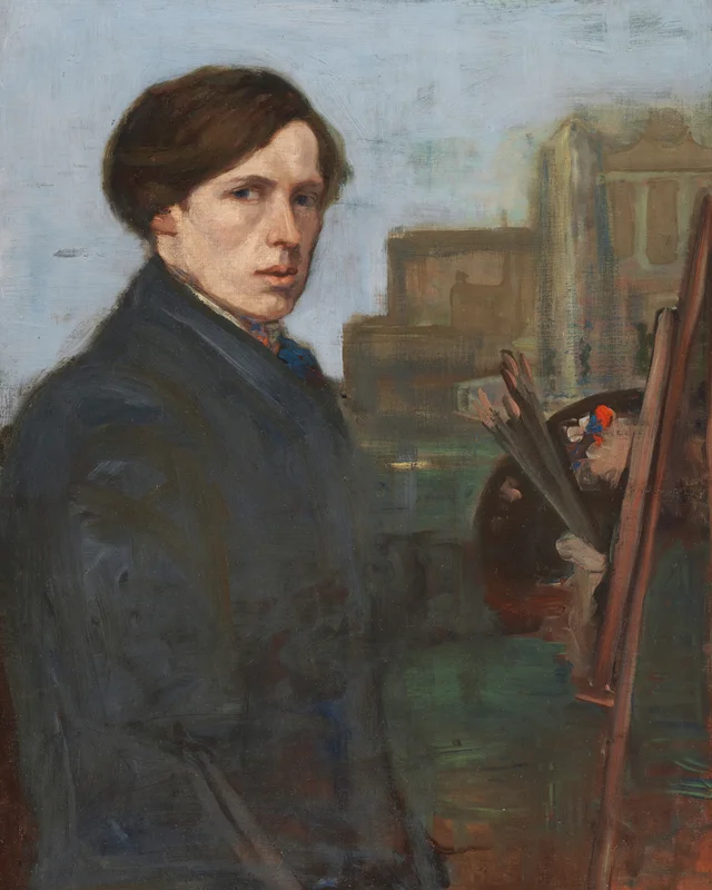 Retrato de William Orpen (1878-1931), artista