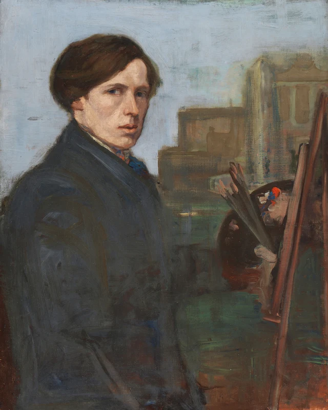 Retrato de William Orpen (1878-1931), artista