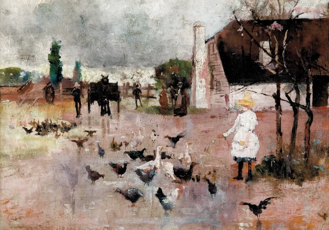 La hora del té, Charles Conder