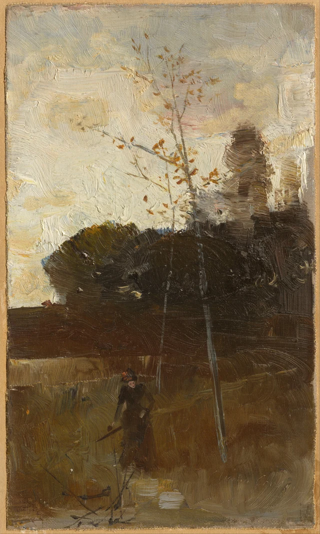 O caminho que sai do bosque, Charles Conder