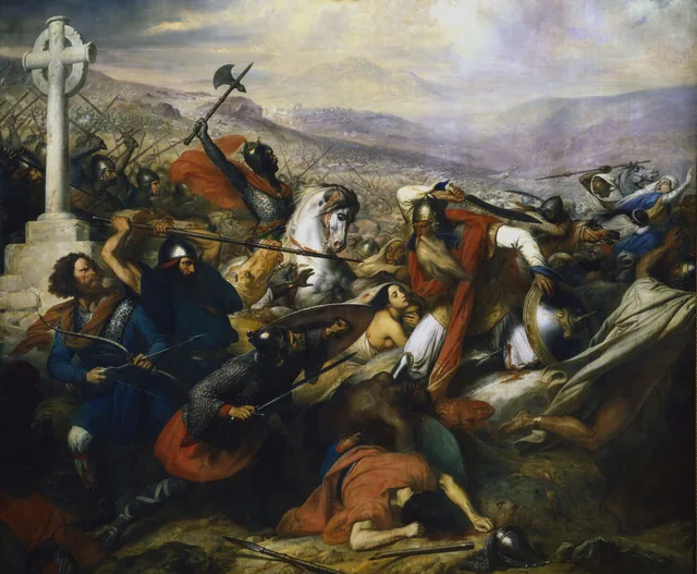 The Battle of Poitiers, October 732, Charles de Steuben