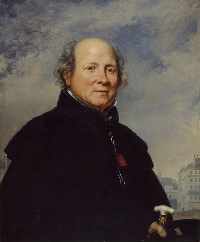 Portrait of Edme Champion, known as "the Man in the Little Blue Coat" (1764-1852), Philanthropist, Charles de Steuben
