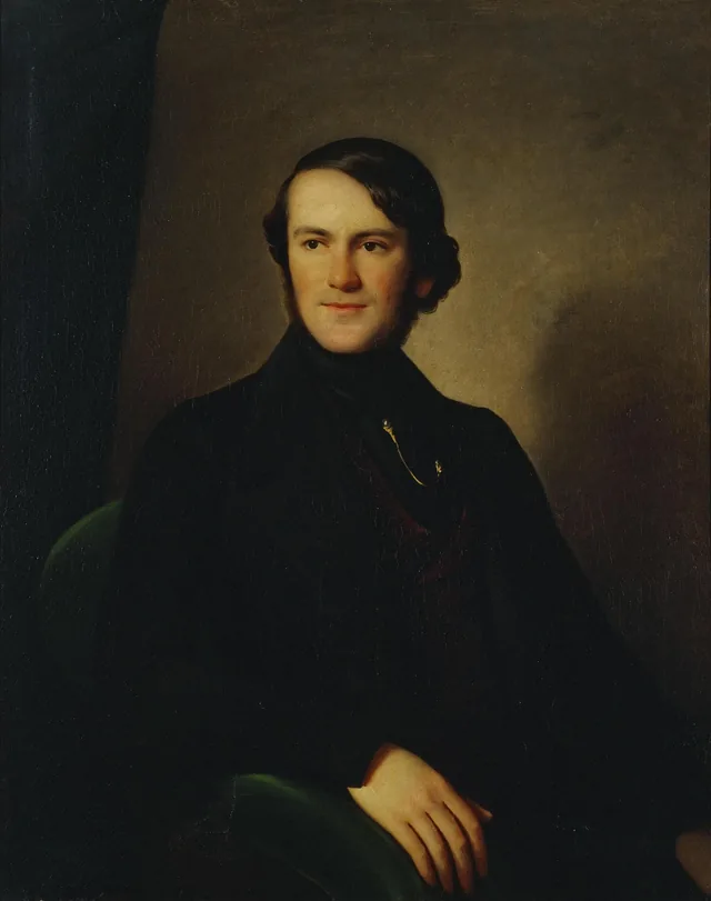 Portrait of Baron Alexander von Stieglitz (1814-1884), Charles de Steuben
