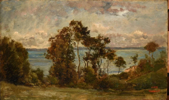 The Heights of Villerville, Charles-François Daubigny