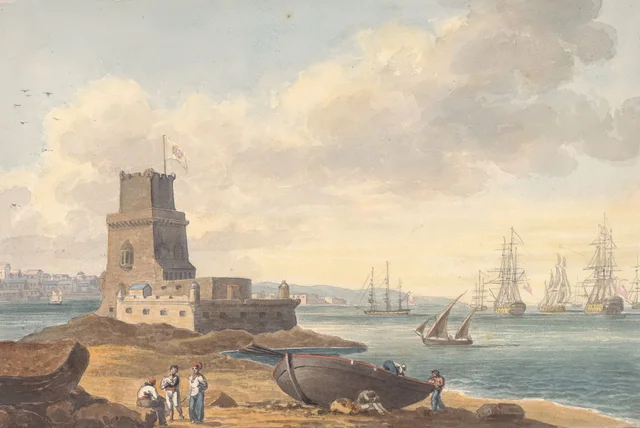Belem Tower near Lisbon on the Tagus, Charles Hamilton Smith