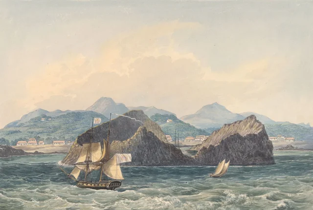 Porto da Ilha, St. Michaels, Azores, Charles Hamilton Smith