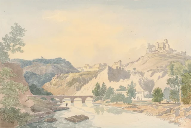 Town and Castle of Cardona, Charles Hamilton Smith