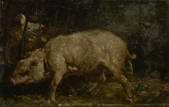 A Stable, Charles Jacque