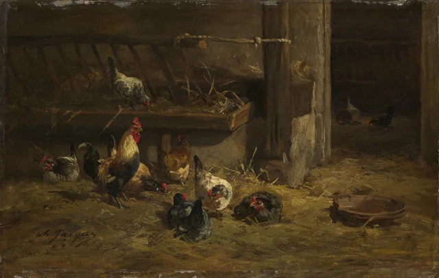 Poultry, Charles Jacque