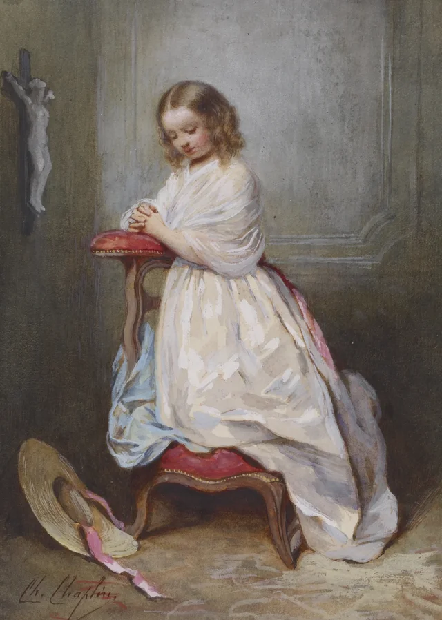 Girl in White Dress, Charles Joshua Chaplin