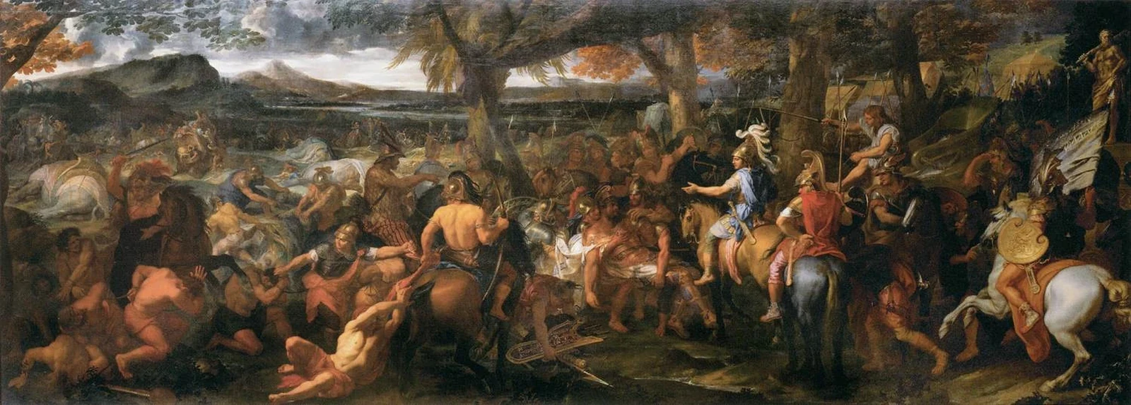 Alejandro y Poro (La derrota de Poro), Charles Le Brun