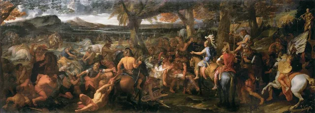 Alejandro y Poro (La derrota de Poro)