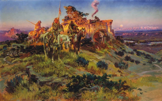 Smoke Talk, Charles Marion Russell