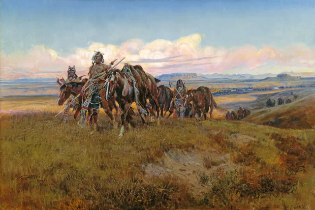 In the Enemy's Country, Charles Marion Russell