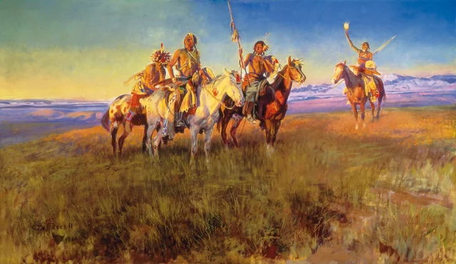 Red Man’s Wireless, Charles Marion Russell
