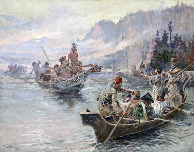 Lewis and Clark on the Lower Columbia, Charles Marion Russell