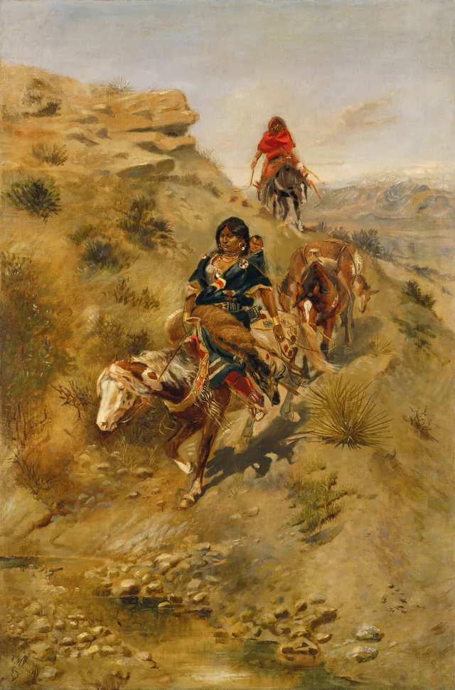 Bringing Home the Meat, Charles Marion Russell