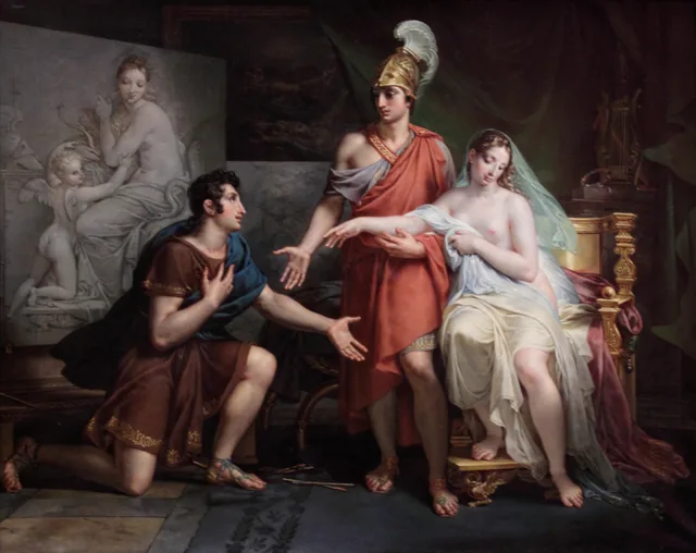 Alexandre le Grand cédant Campaspe à Apelle, Charles Meynier