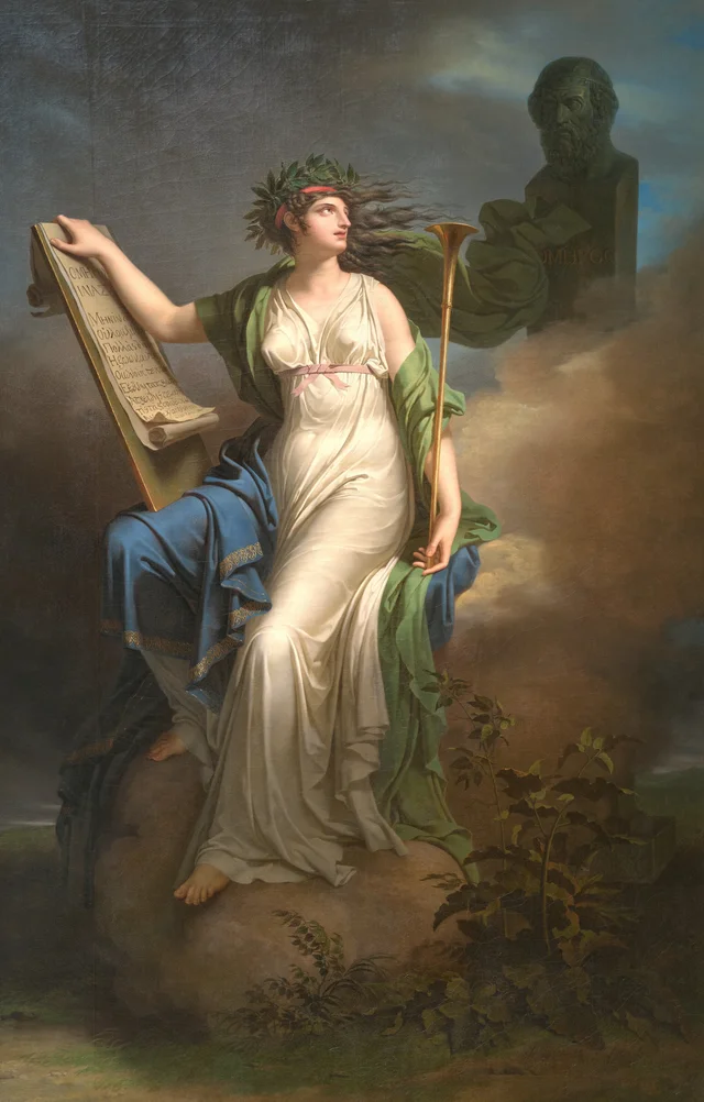 Calliope, Muse of Epic Poetry, Charles Meynier