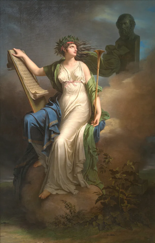 Calliope, muse de la poésie épique, Charles Meynier