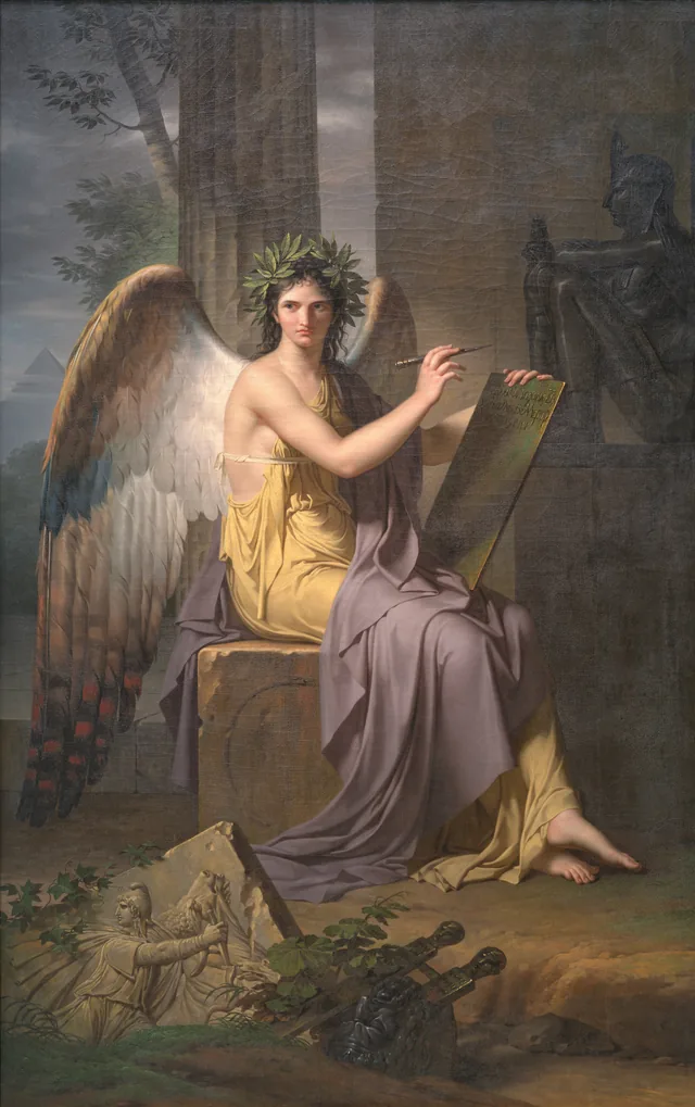Clio, muse de l'histoire, Charles Meynier