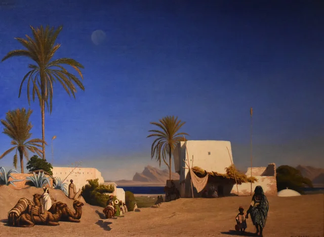 Paisagem da Argélia, Charles-Théodore Frère