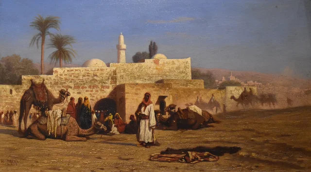 Vista do Cairo, Charles-Théodore Frère