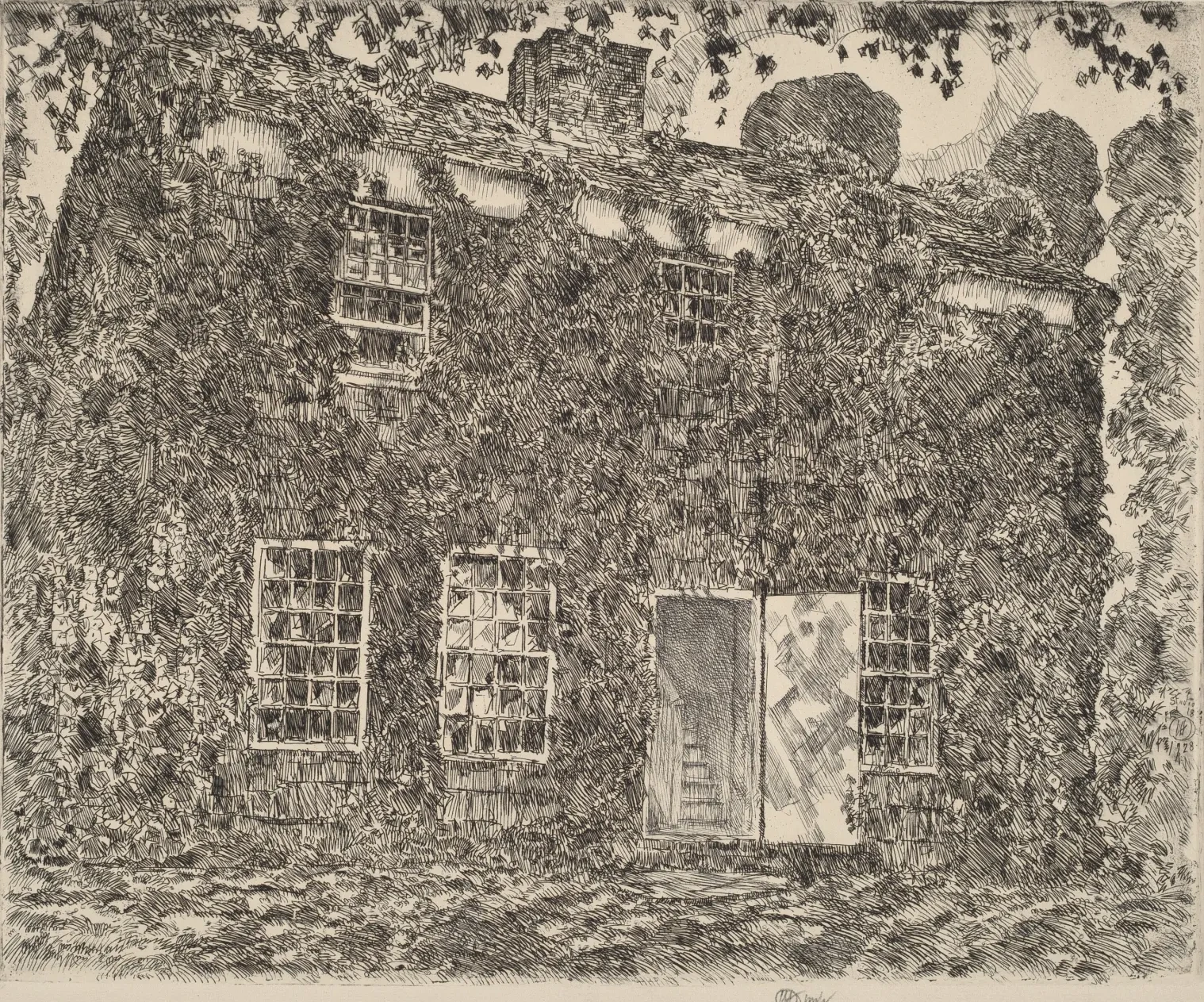 Home Sweet Home Cottage, No. 3, Easthampton, Childe Hassam