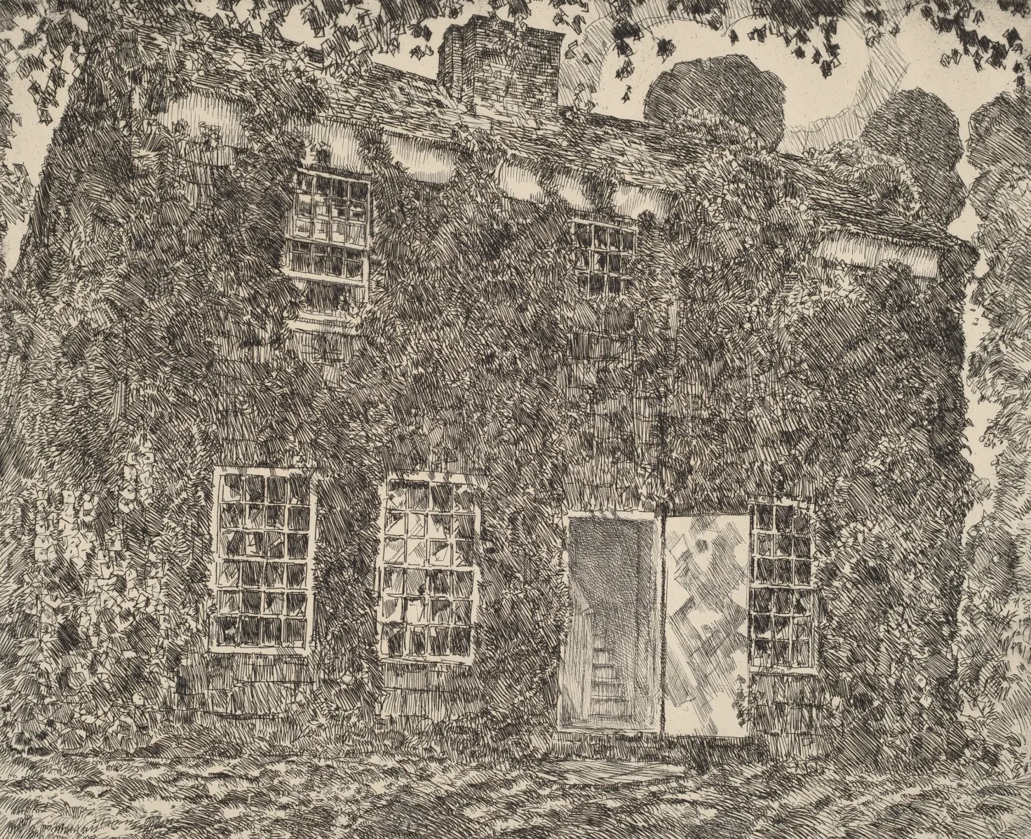 Home Sweet Home Cottage, n.º 3, Easthampton, Childe Hassam