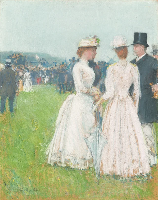 At the Grand Prix de Paris, Childe Hassam