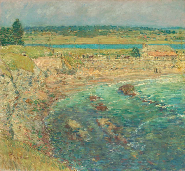 Bailey's Beach, Newport, Rhode Island, Childe Hassam