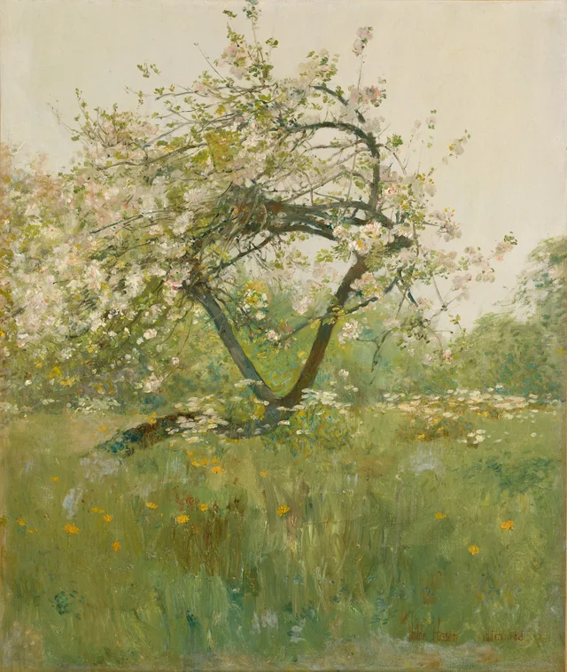 Flores de melocotonero, Villiers-le-Bel, Childe Hassam