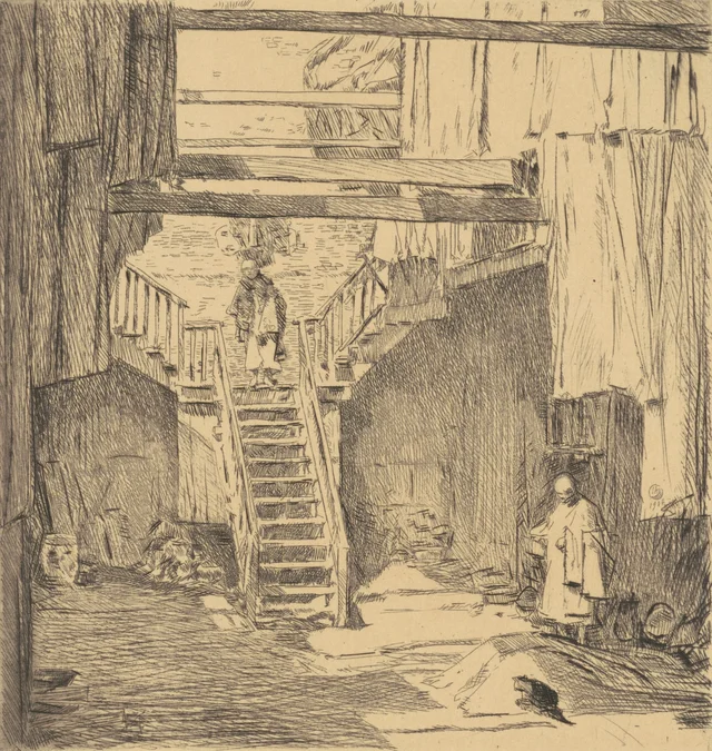 Old Chinatown, San Francisco, Childe Hassam