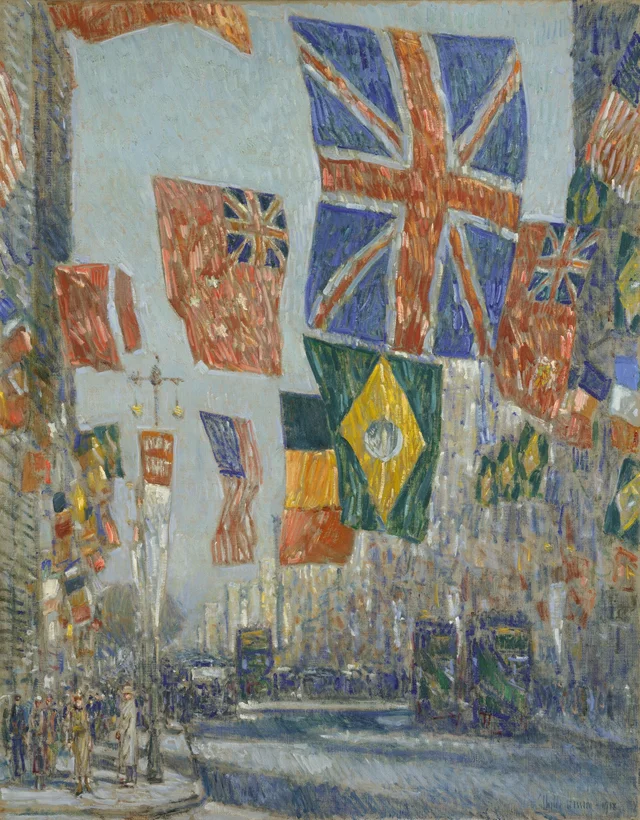 連合国の大通り、イギリス、1918年, チャイルド・ハッサム