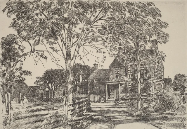 La Maison natale de Walt Whitman, Childe Hassam