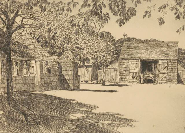 La Vieille Ferme Mulford, Childe Hassam