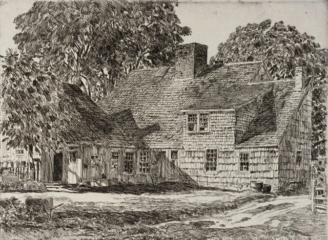 La Vieille Maison Dominy, Childe Hassam