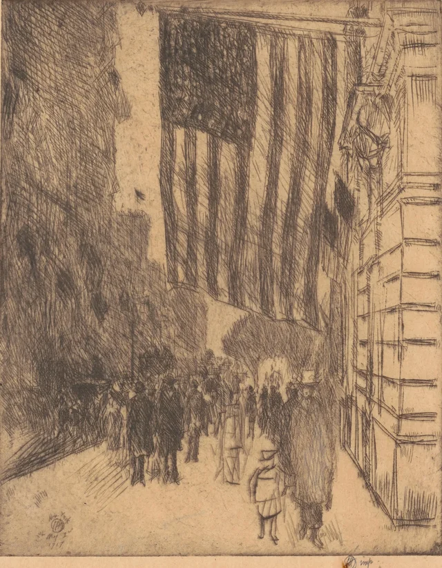 Le Drapeau, Childe Hassam