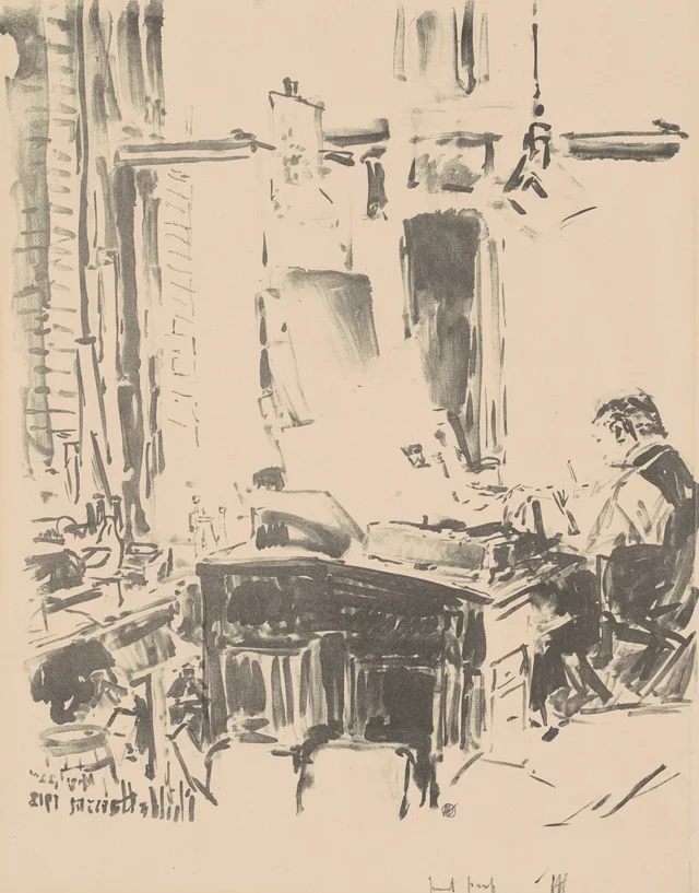 El litógrafo, Childe Hassam