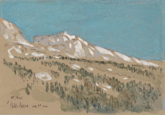 El monte Hood, Oregón, Childe Hassam