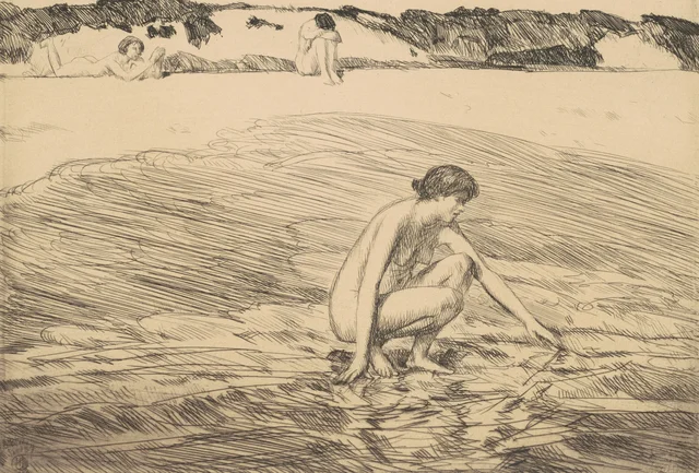 Marée haute, Montauk, Childe Hassam