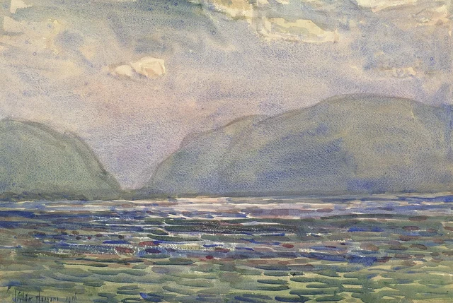 Midi au-dessus de Newburgh, Childe Hassam