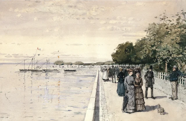 Promenade, Childe Hassam