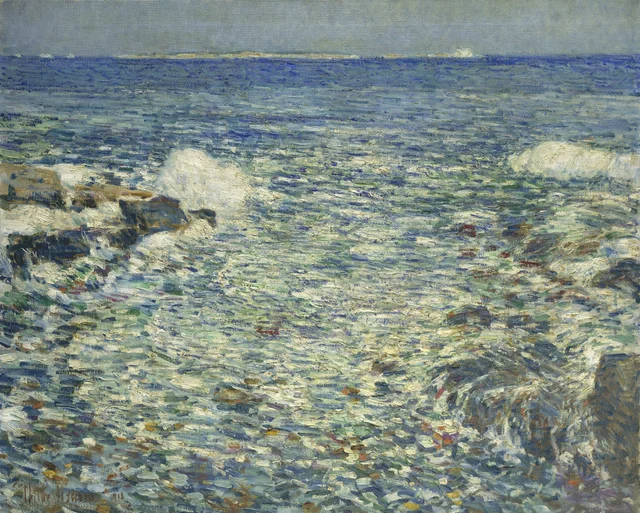 Oleaje, islas Shoals, Childe Hassam