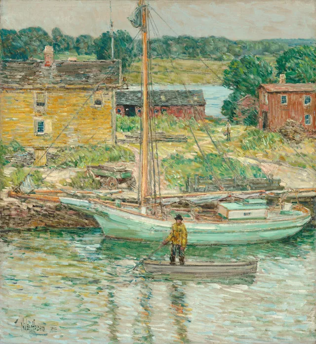 Balandro ostrero, Cos Cob, Childe Hassam