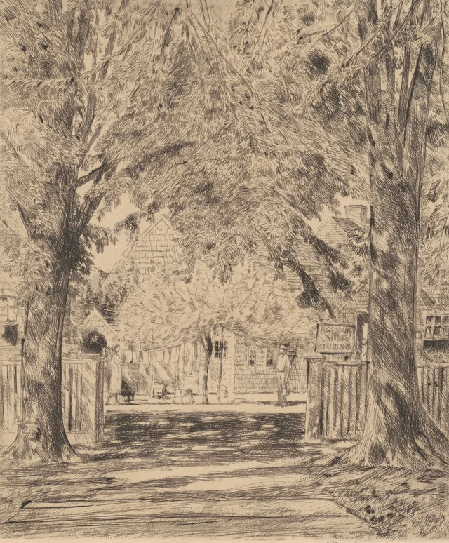 Une idylle à Easthampton, Childe Hassam